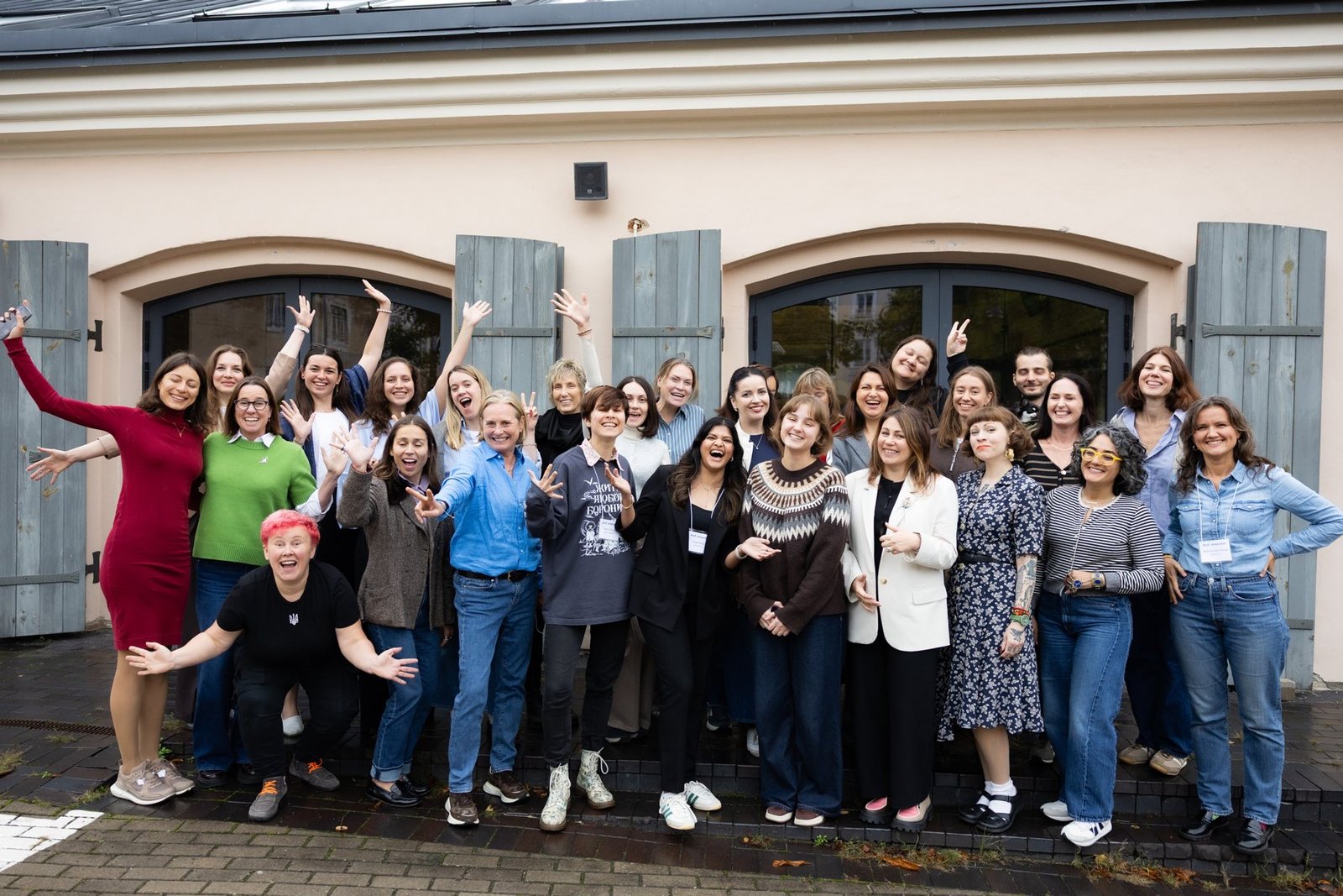 Tech2Empower for Ukraine participants and volunteers in Vilnius, Lithuania
